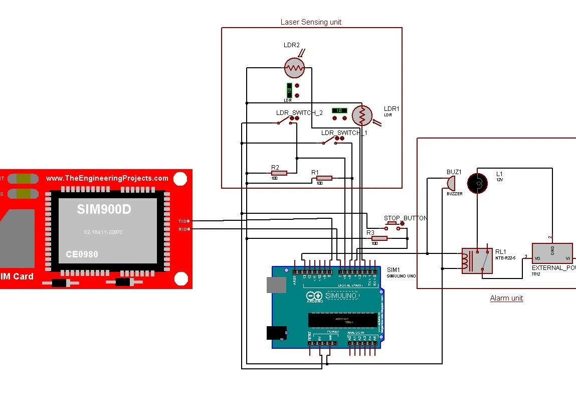 Laser Security System With Arduino
